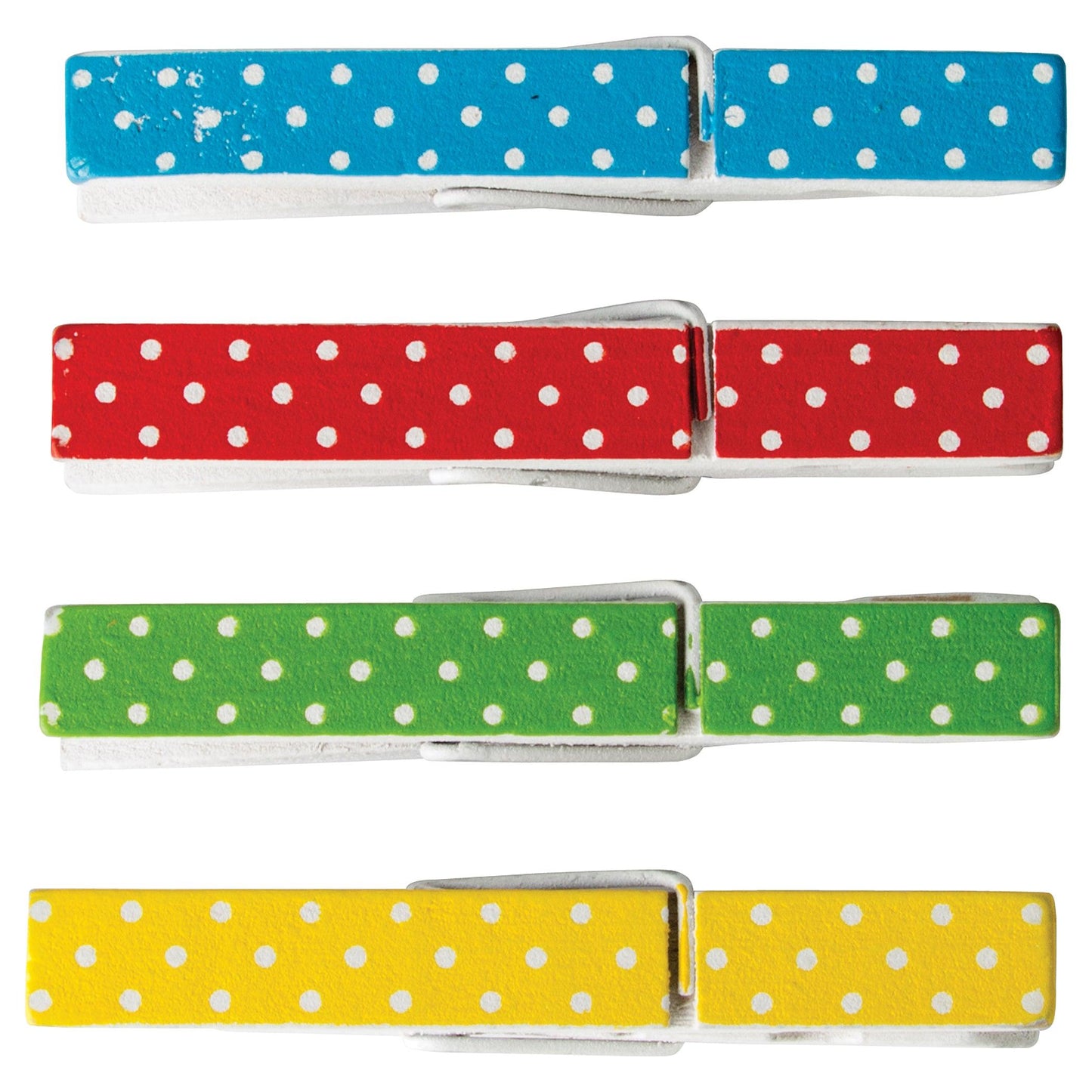 Polka Dot Clothespins, 20 Per Pack, 3 Packs - Loomini