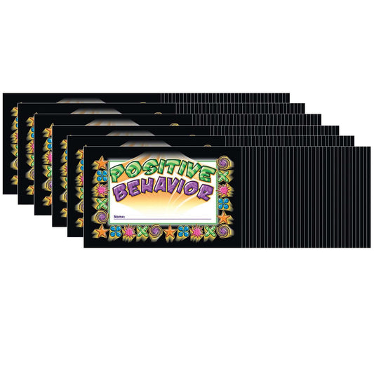 Positive Behavior Punch Cards, 36 Per Pack, 6 Packs - Loomini