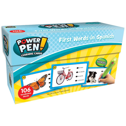 Power Pen® Learning Cards: First Words in Spanish - Loomini