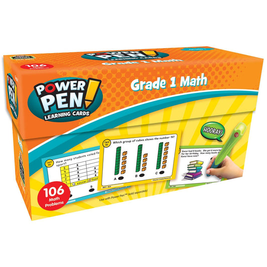 Power Pen® Learning Cards: Math Grade 1 - Loomini