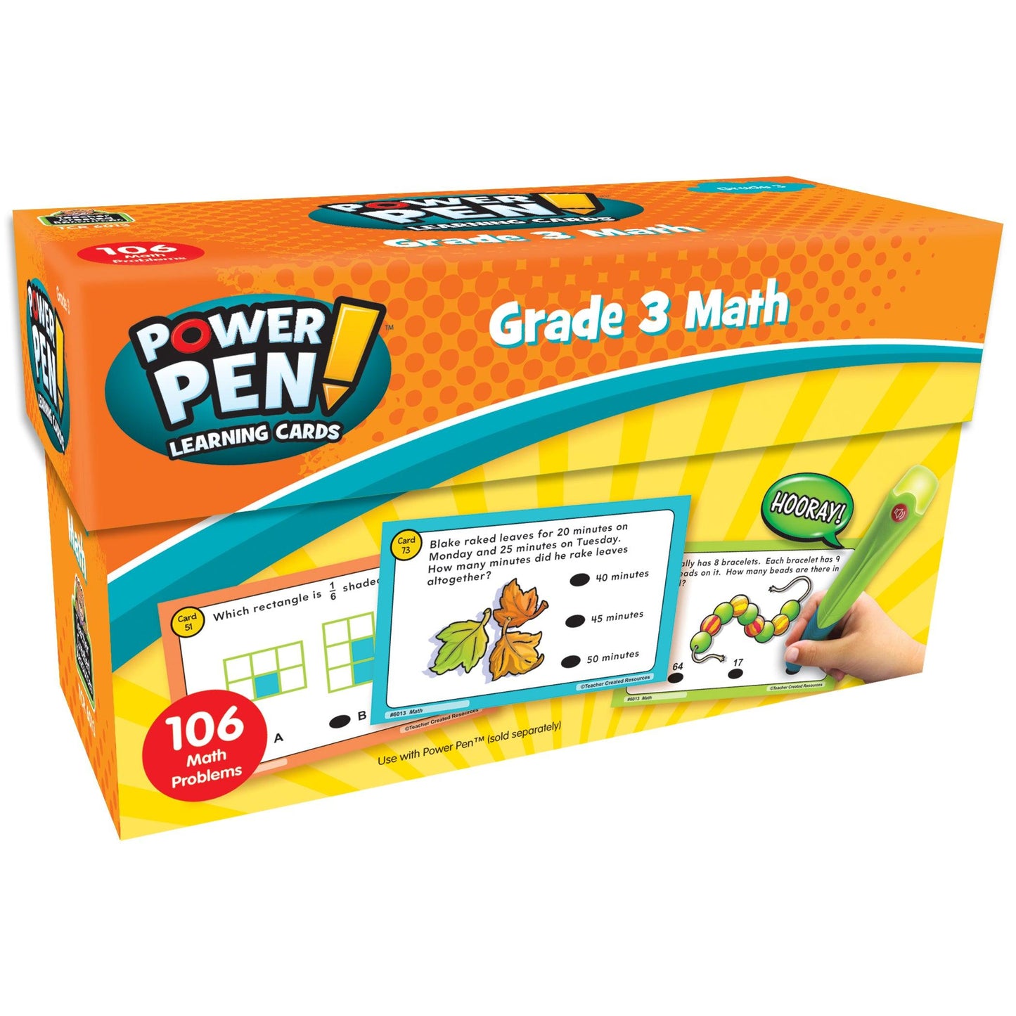 Power Pen® Learning Cards: Math Grade 3 - Loomini