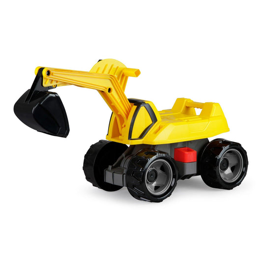 Powerful Giants Excavator Truck, Yellow - Loomini