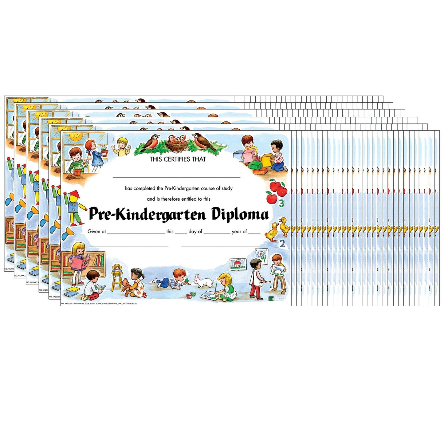 Pre-Kindergarten Diploma, 30 Per Pack, 6 Packs - Loomini