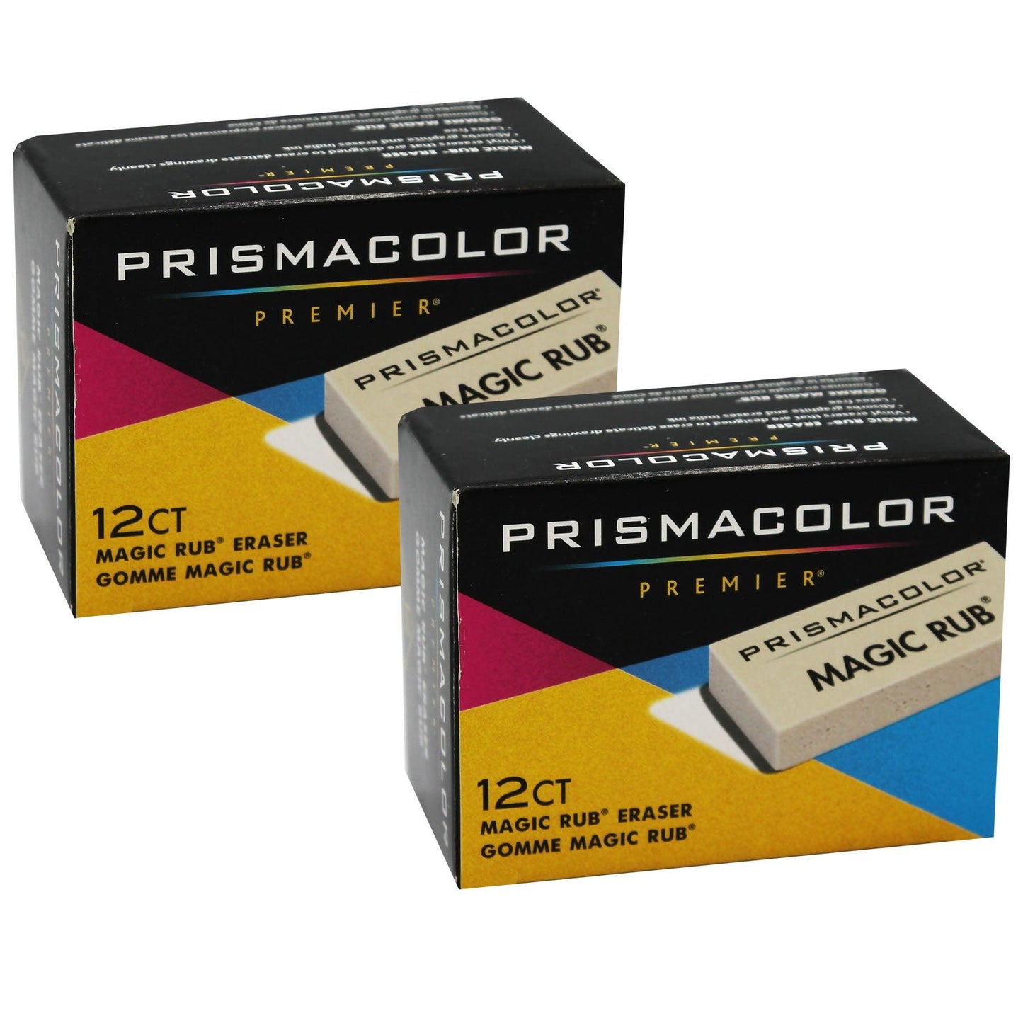 Premier® Magic Rub® Eraser, 12 Per Pack, 2 Packs - Loomini