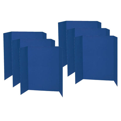 Presentation Board, Blue, Single Wall, 48" x 36", Pack of 6 - Loomini