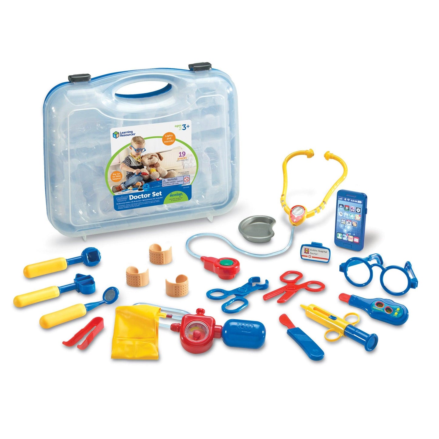 Pretend & Play® Doctor Set, 19 pcs - Loomini