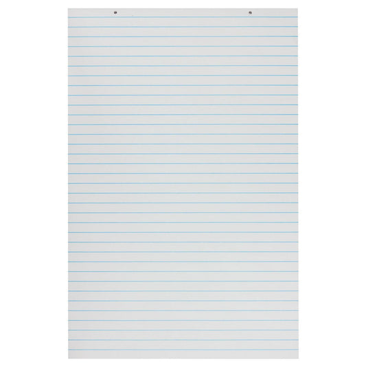 Primary Chart Pad, White, 1" Ruled Short Way, 24" x 36", 100 Sheets - Loomini