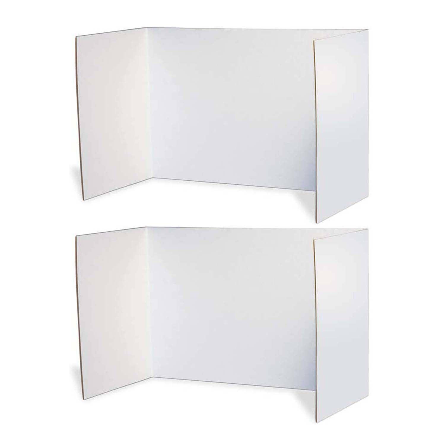 Privacy Boards, 48" x 16", 4 Per Pack, 2 Packs - Loomini