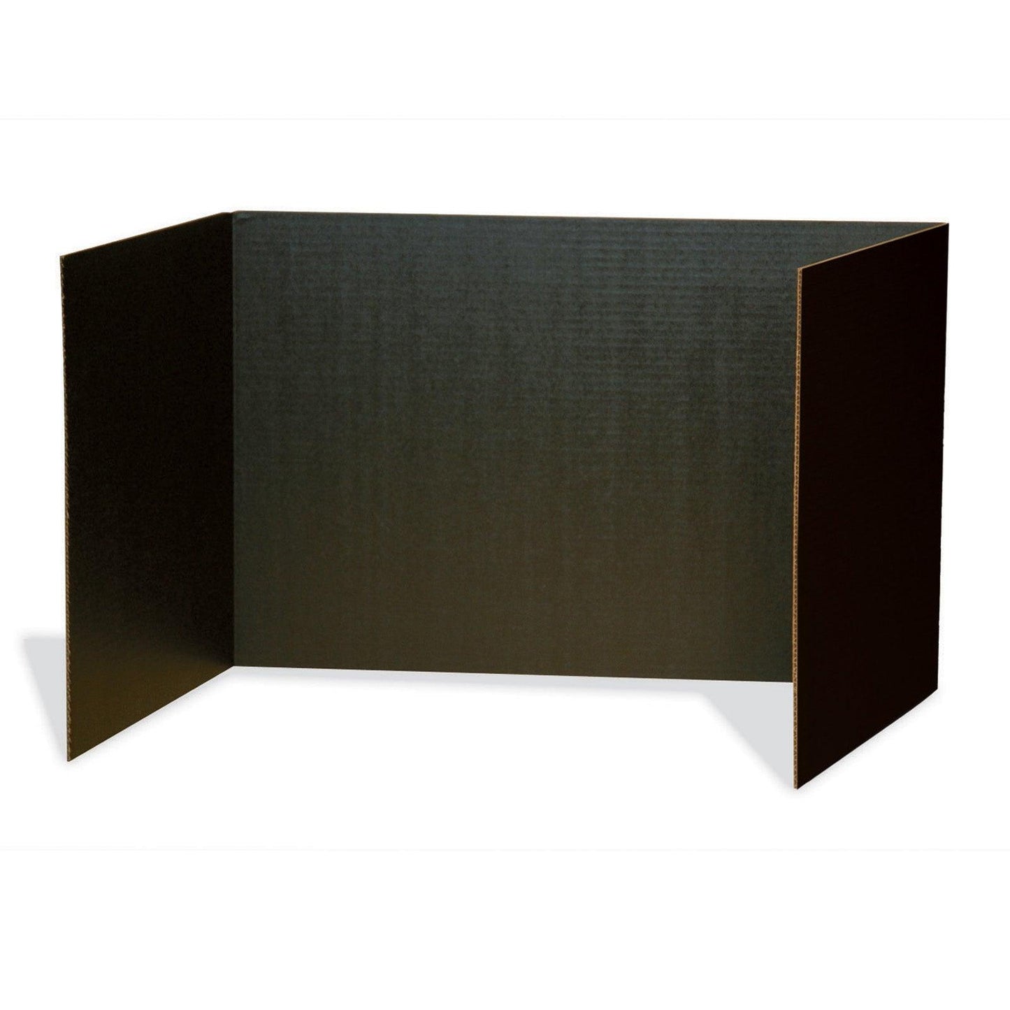 Privacy Boards, Black, 48" x 16", 4 Boards - Loomini