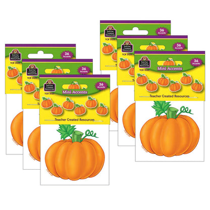 Pumpkins Mini Accents, 36 Per Pack, 6 Packs - Loomini
