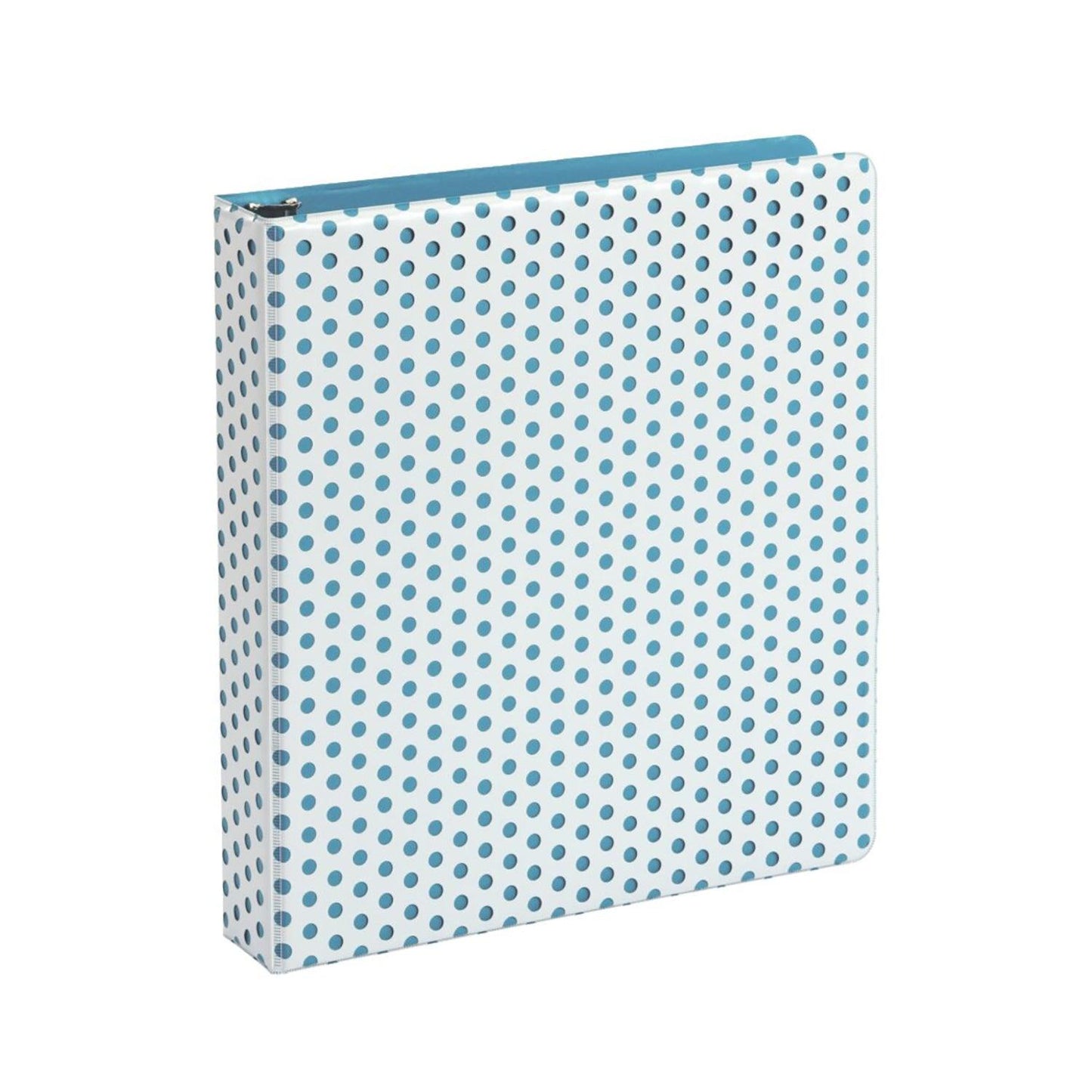 Punch Pop Binder, 1.5" Round Rings, Holds 350 Sheets, Teal - Loomini