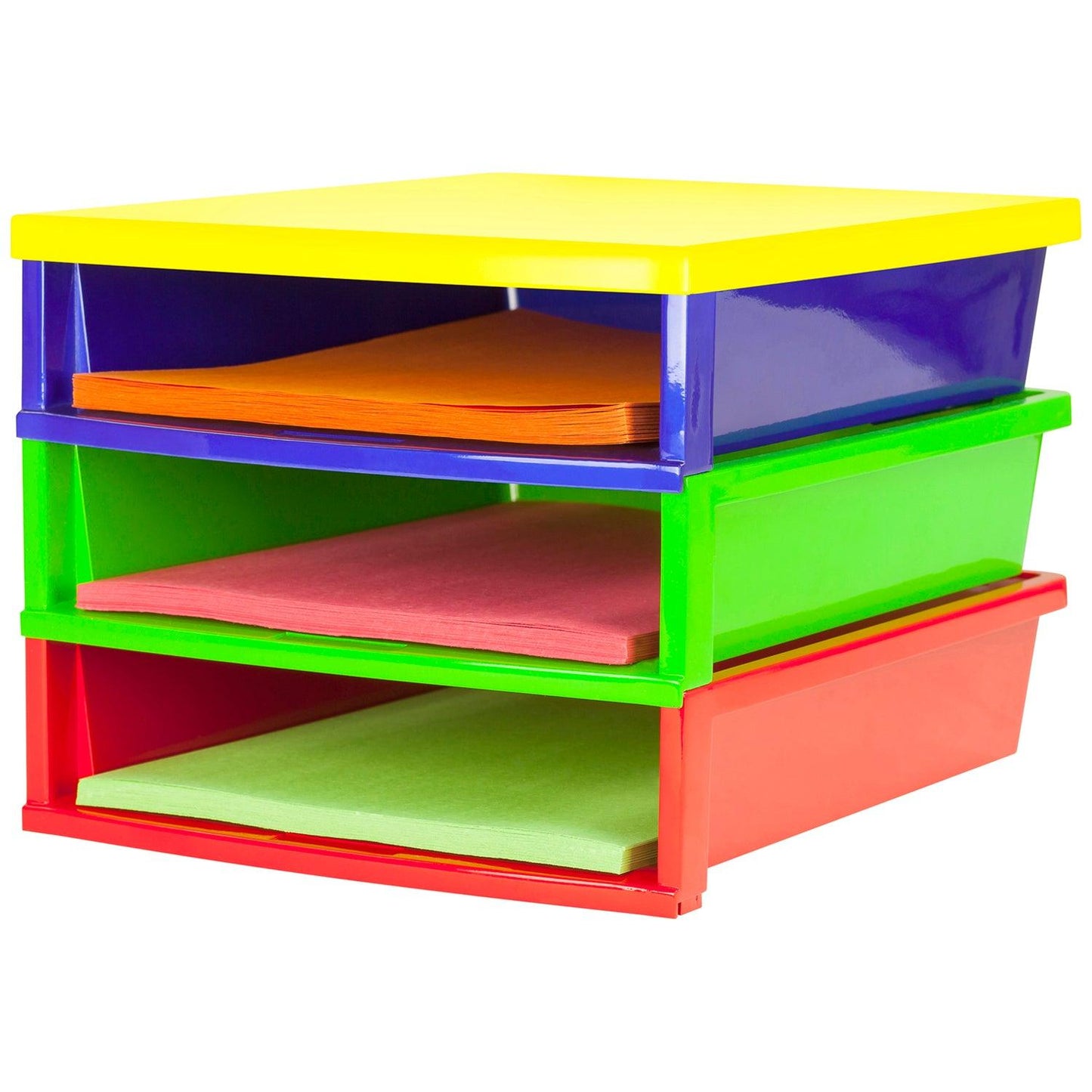 Quick Stack Construction Paper Organizer - Loomini