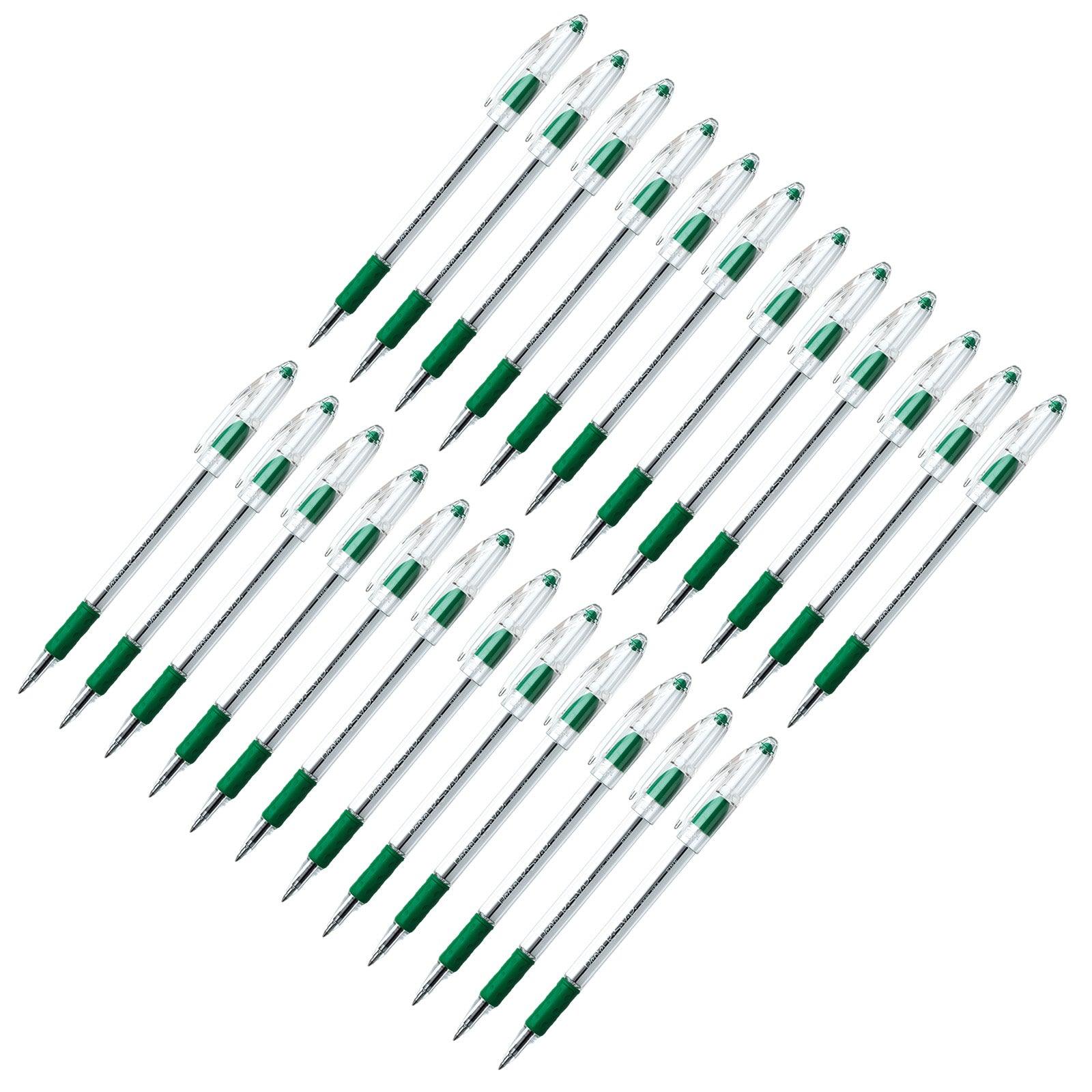 R.S.V.P.® Ballpoint Pen, Fine Point, Green, Pack of 24 - Loomini