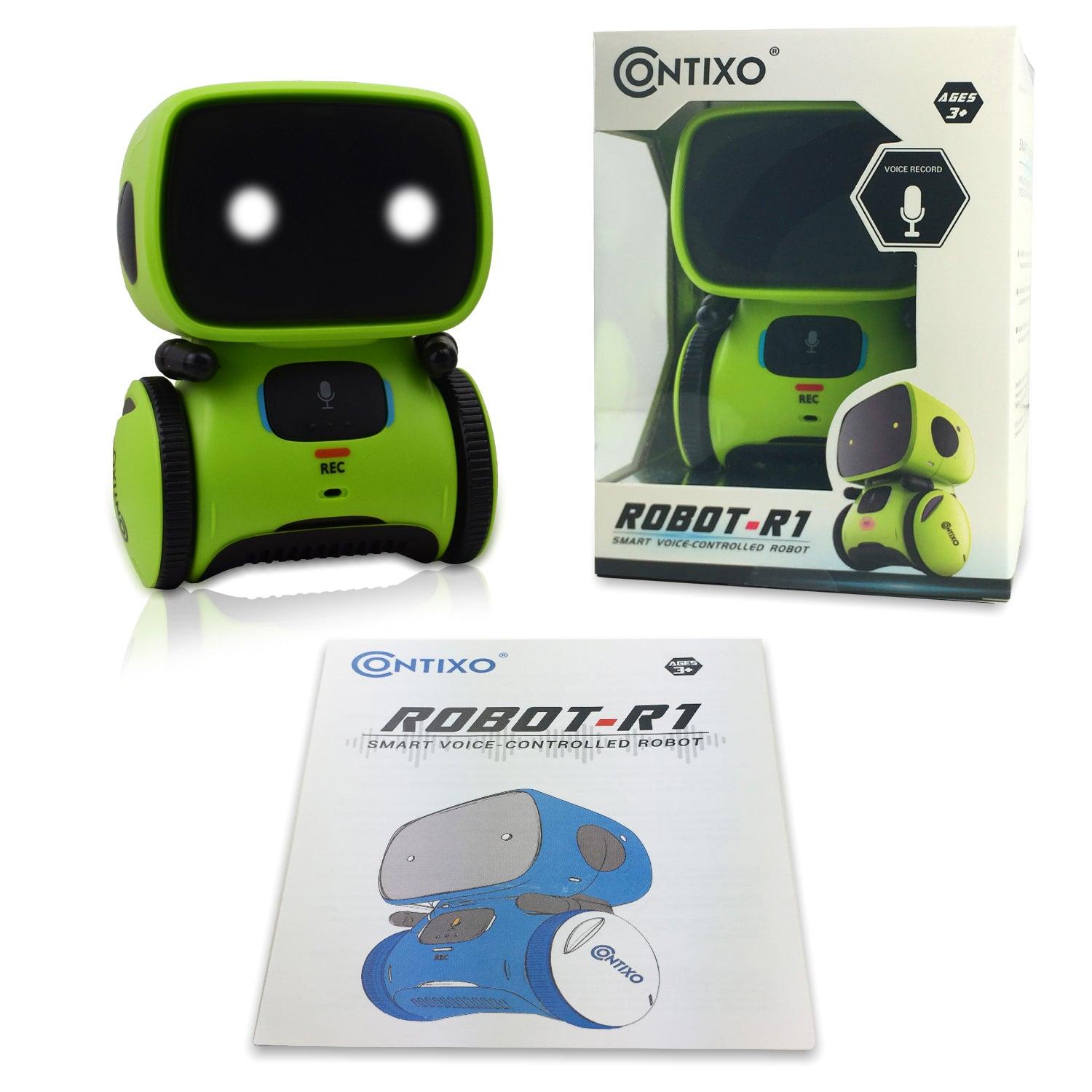 R1 Learning Educational Kids Robot, Green - Loomini