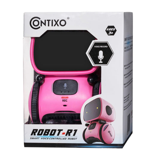 R1 Learning Educational Kids Robot, Pink - Loomini