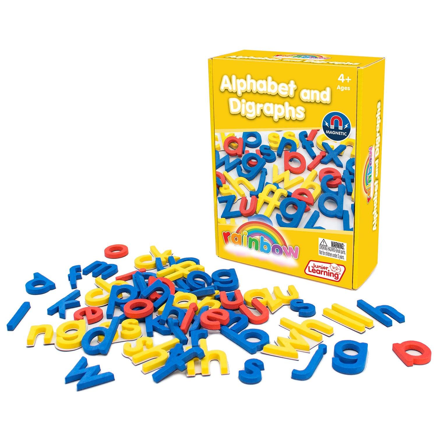 Rainbow Alphabet and Digraphs, Print - Loomini