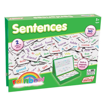 Rainbow Sentences, 160 Pieces - Loomini