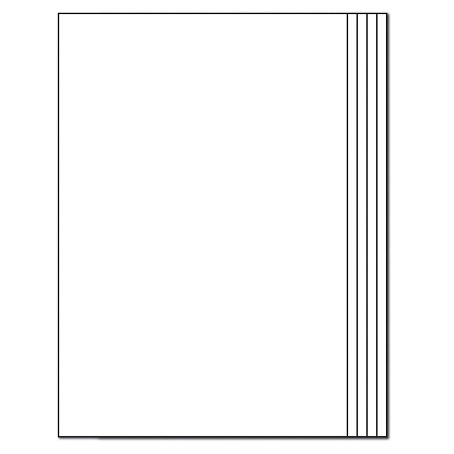 Rectangle Blank Book for Young Authors Resource Book, Grade K-3, Paperback, Pack of 12 - Loomini