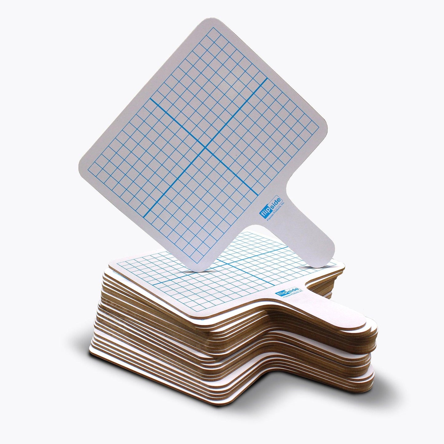 Rectangular Graph Dry Erase Answer Paddle, Class Pack of 24 - Loomini