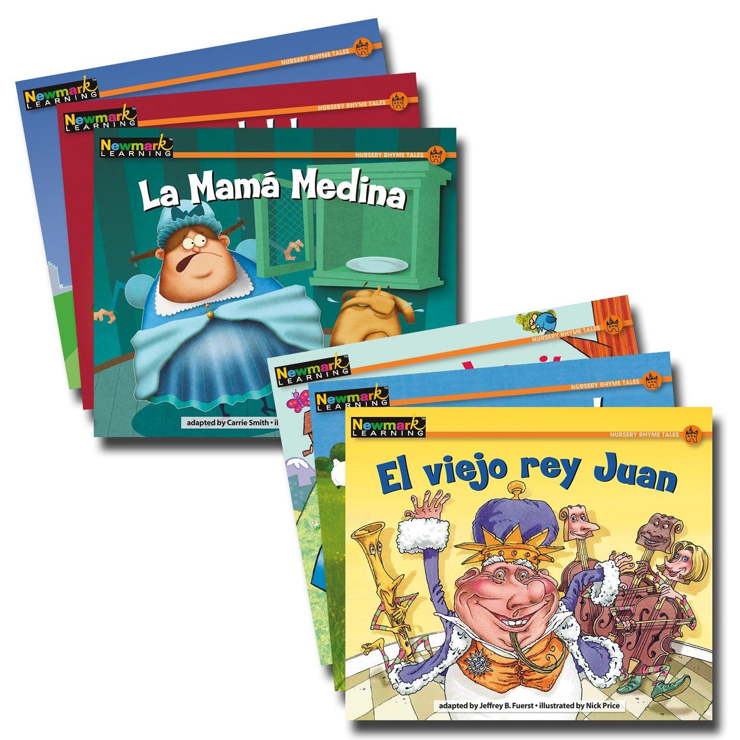 Rising Readers Leveled Books: Nursery Rhyme Tales Set 1, Spanish - Loomini