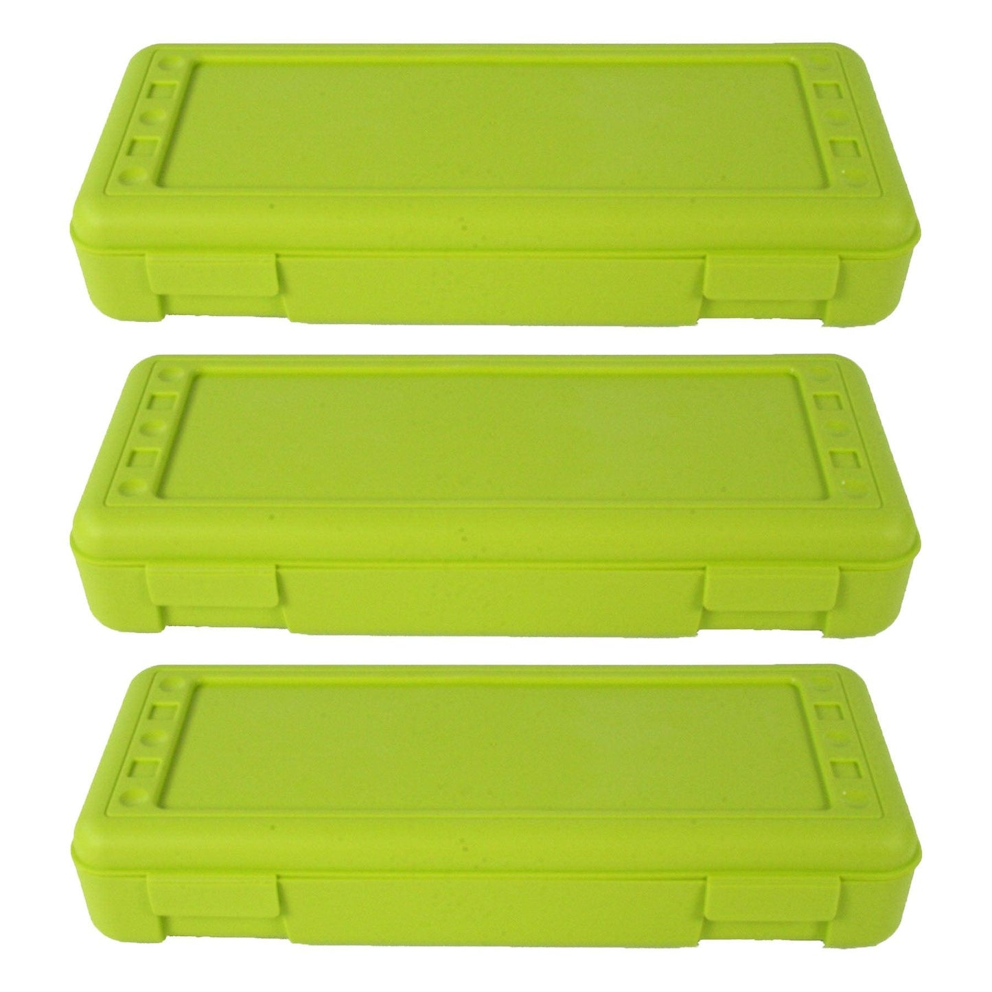 Ruler Box, Lime Opaque, Pack of 3 - Loomini