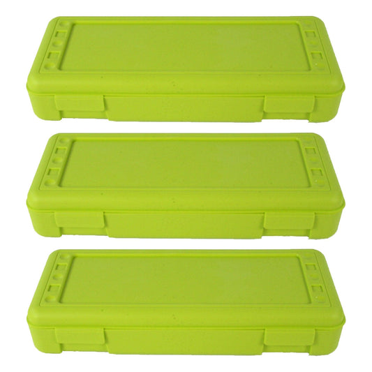 Ruler Box, Lime Opaque, Pack of 3 - Loomini