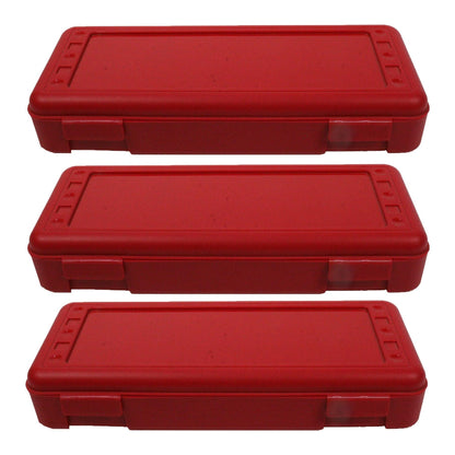 Ruler Box, Red, Pack of 3 - Loomini