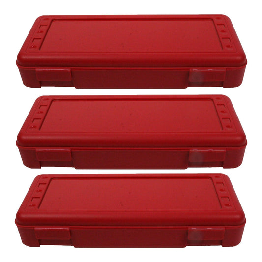 Ruler Box, Red, Pack of 3 - Loomini