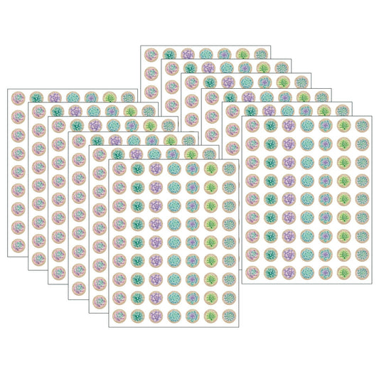Rustic Bloom Mini Stickers, 378 Per Pack, 12 Packs - Loomini