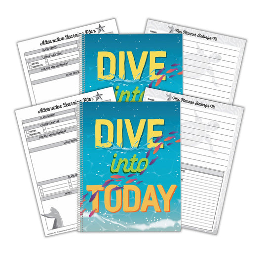 Seas the Day Lesson Plan & Record Books, Pack of 2 - Loomini