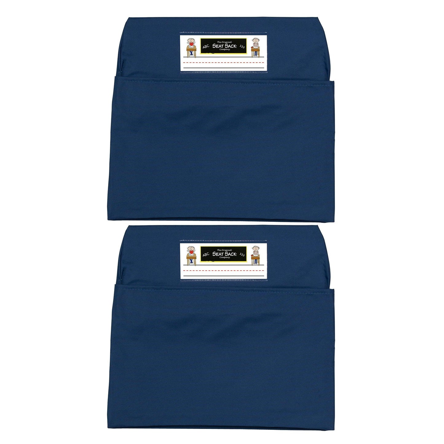 Seat Sack, Medium, 15 inch, Chair Pocket, Blue, Pack of 2 - Loomini