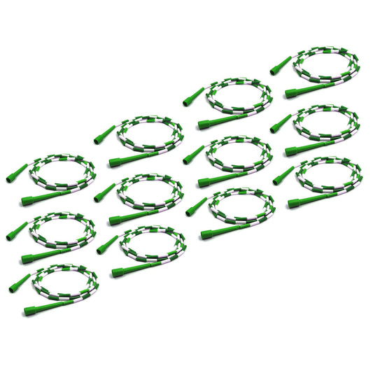 Segmented Plastic Jump Rope, 7', Pack of 12 - Loomini