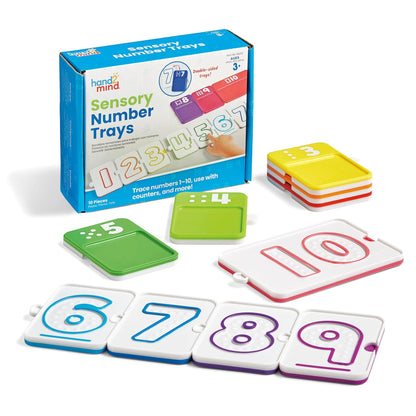 Sensory Number Trays - Loomini