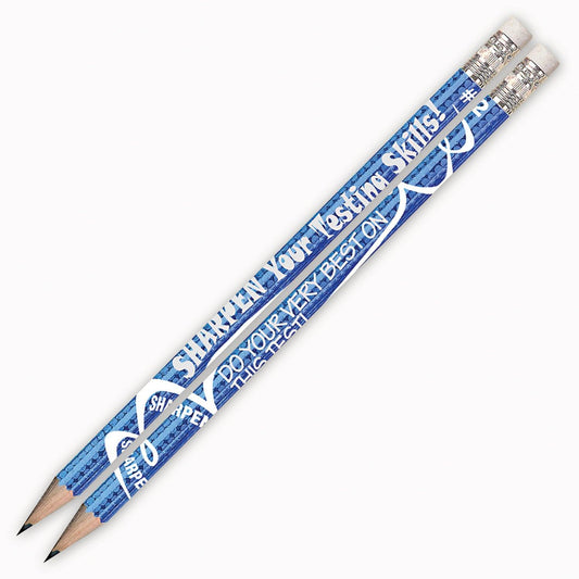 Sharpen Your Testing Skills Motivational Pencils, Pack of 144 - Loomini