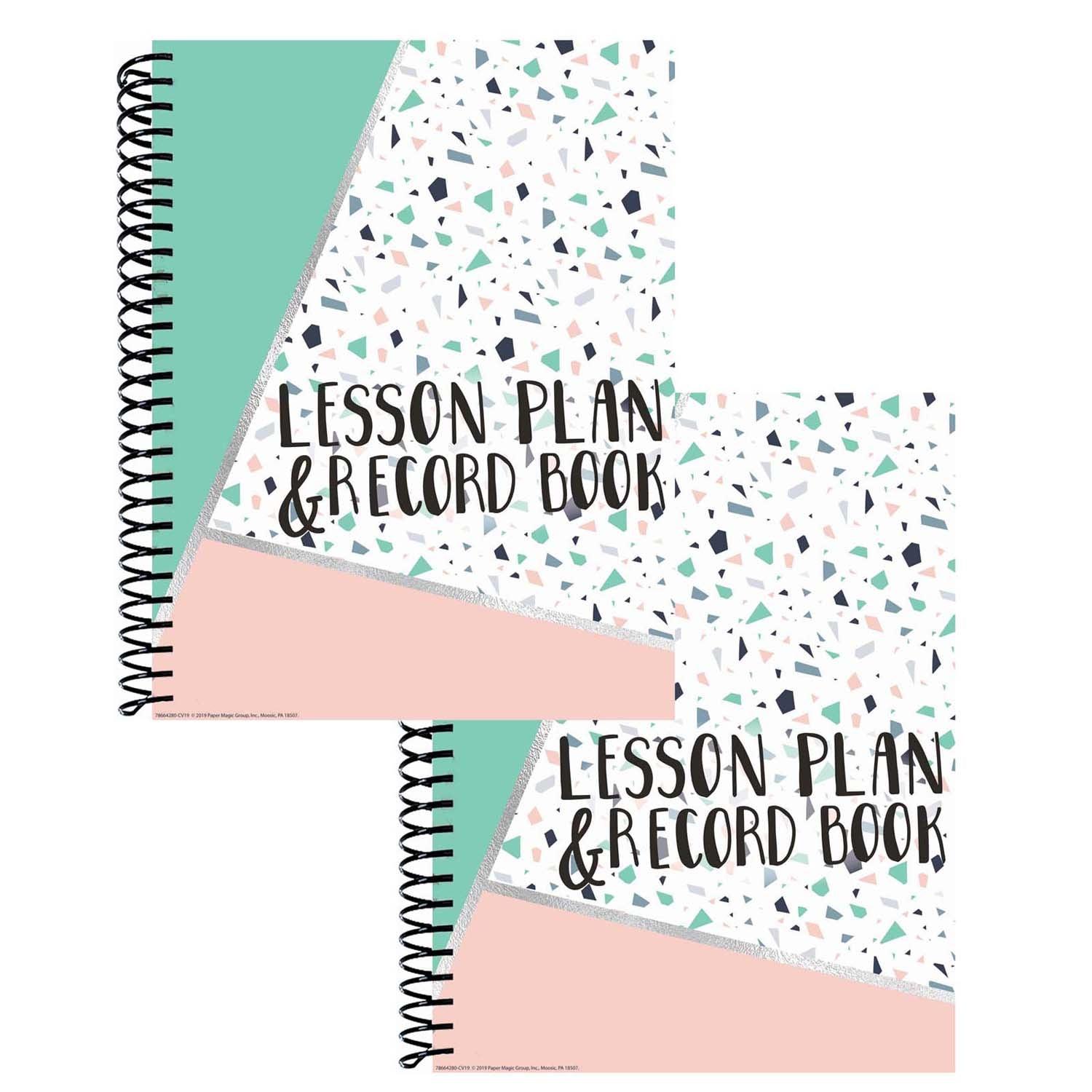 Simply Sassy Lesson Plan & Record Book, Pack of 2 - Loomini