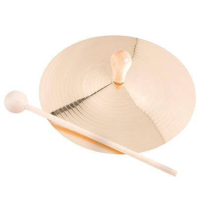 Single 6" Cymbal with Mallet - Loomini