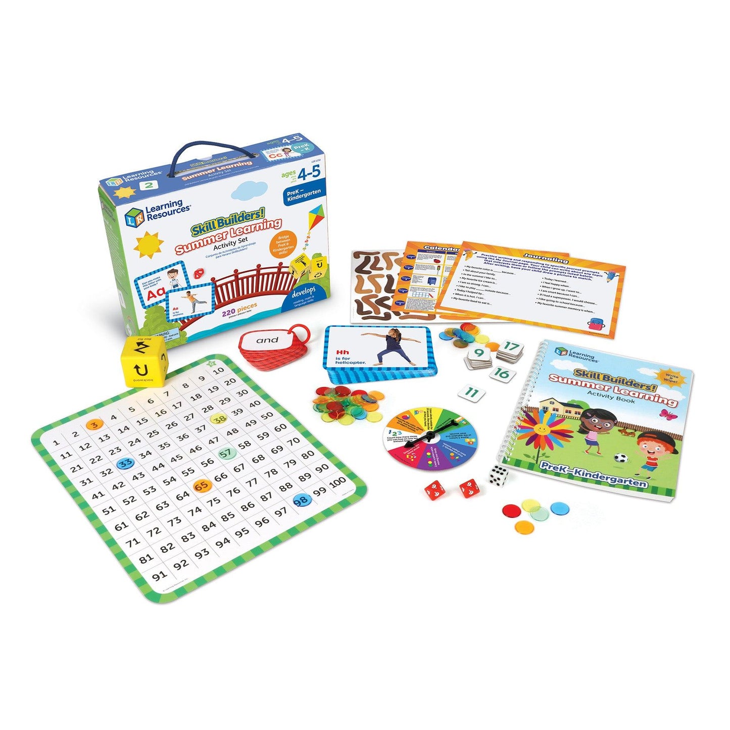 Skill Builders Summer Learning Activity Set - PreK to K - Loomini