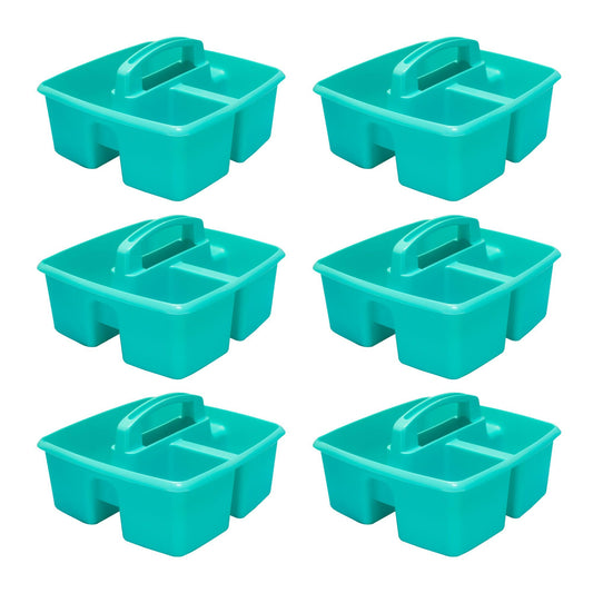 Small Caddy, Teal, Pack of 6 - Loomini