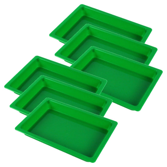 Small Creativitray®, Green, Pack of 6 - Loomini