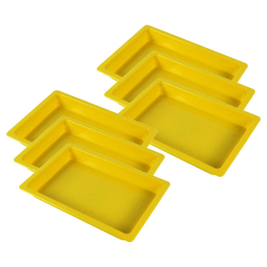 Small Creativitray®, Yellow, Pack of 6 - Loomini
