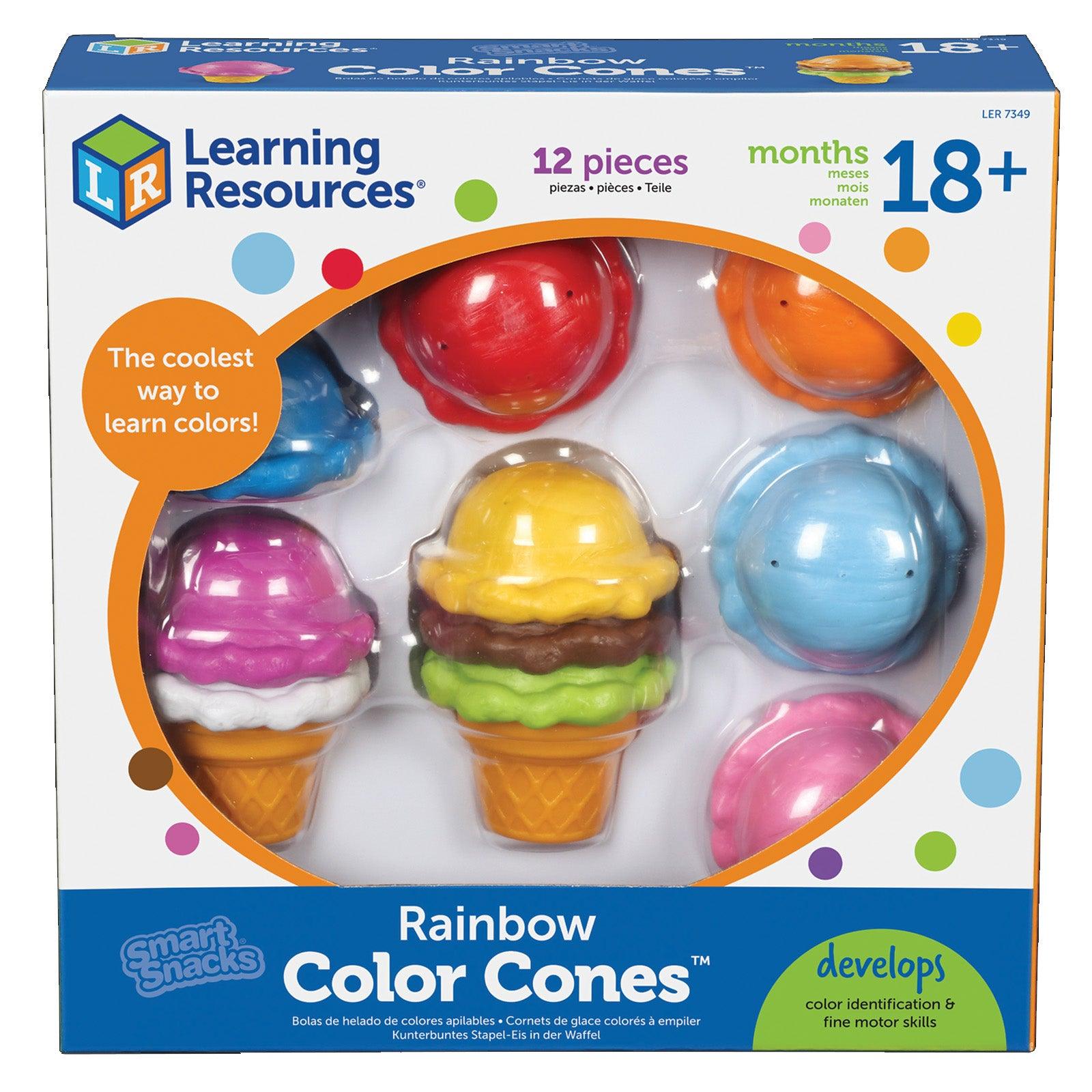 Smart Snacks® Rainbow Color Cones™ - Loomini