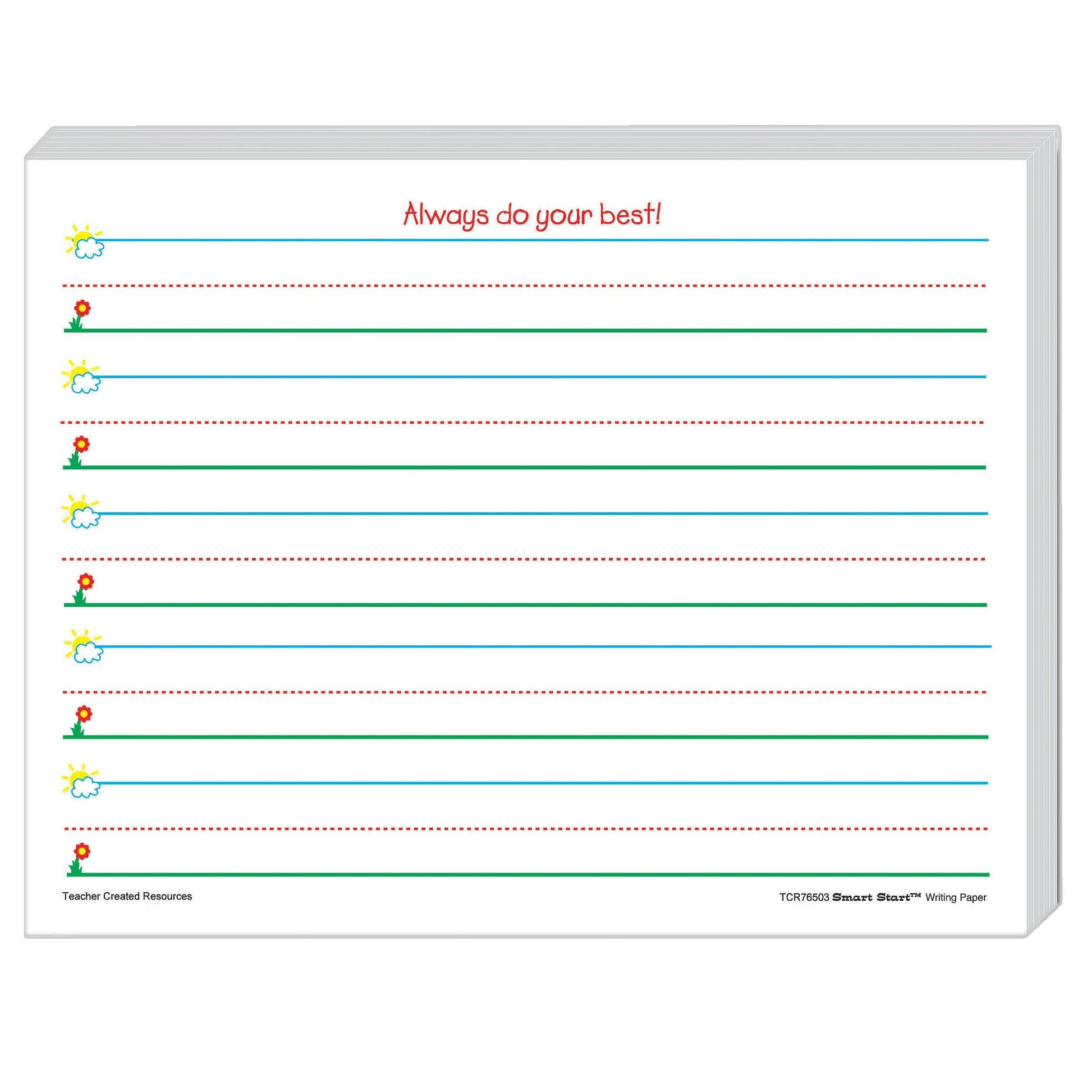 Smart Start K-1 Writing Paper: 360 Sheets - Loomini