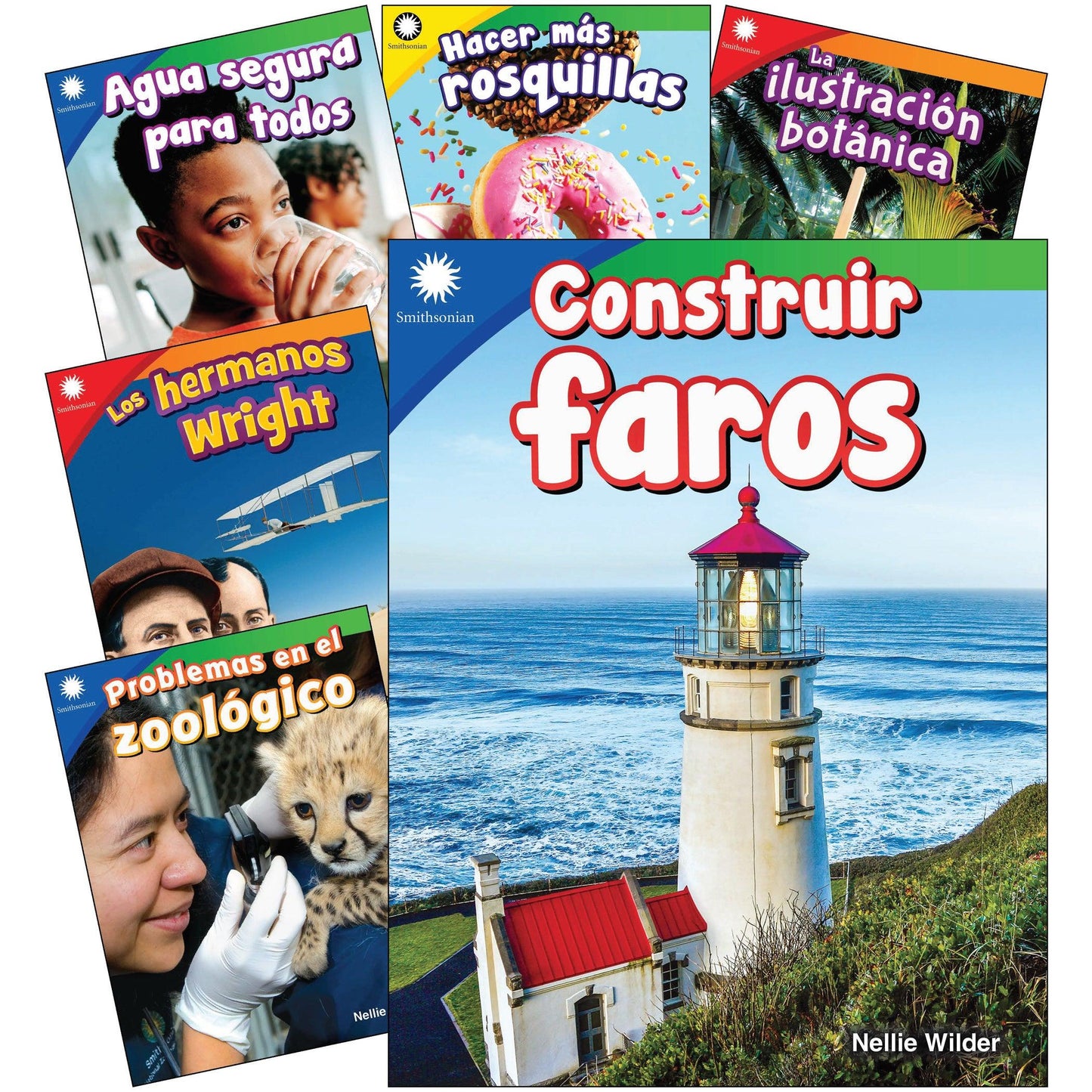 Smithsonian Informational Text: Creative Solutions Spanish Grades K-1: 6-Book Set - Loomini