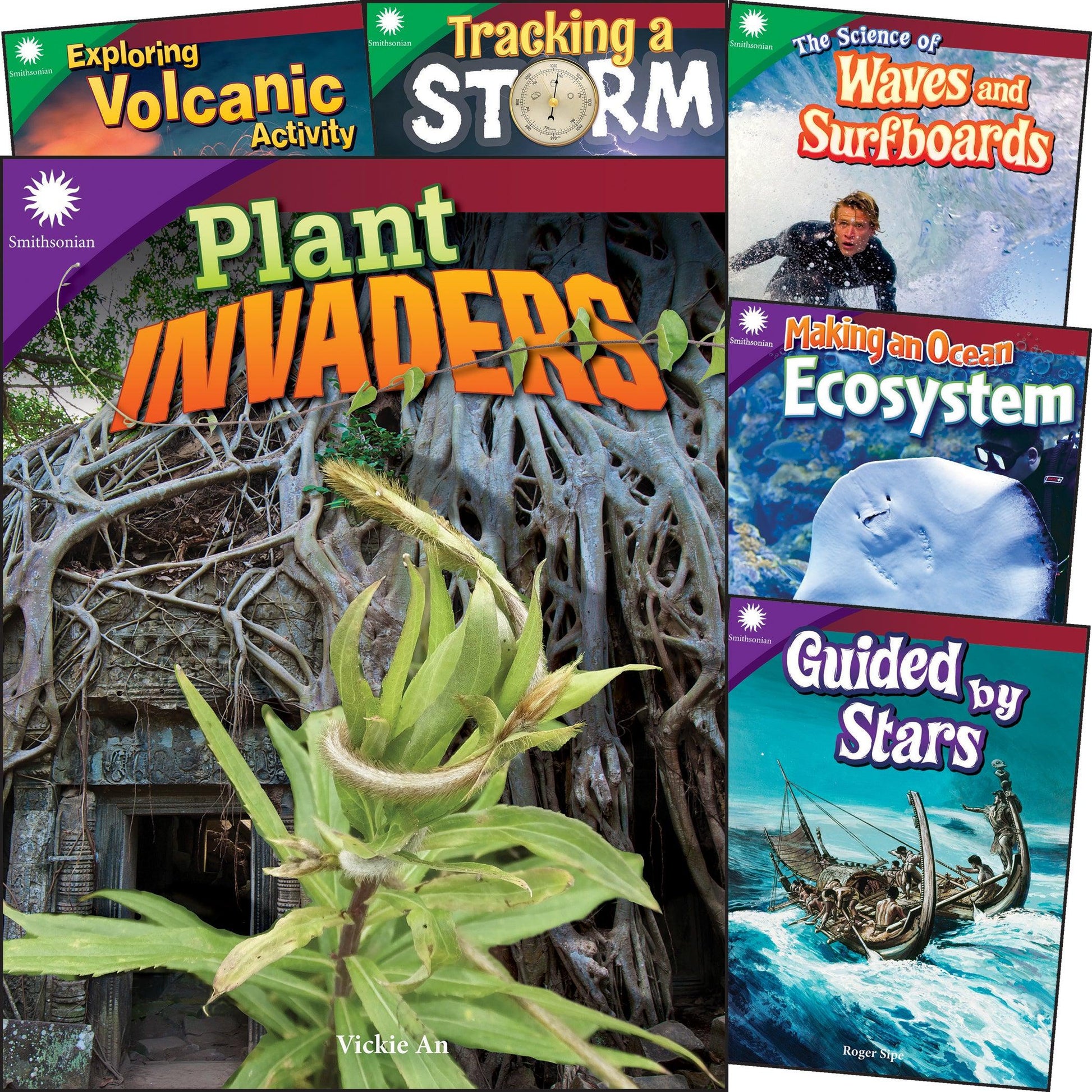 Smithsonian Informational Text: The Natural World, 6-Book Set, Grades 4-5 - Loomini
