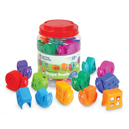 Snap-N-Learn™ Shape Snails - Loomini