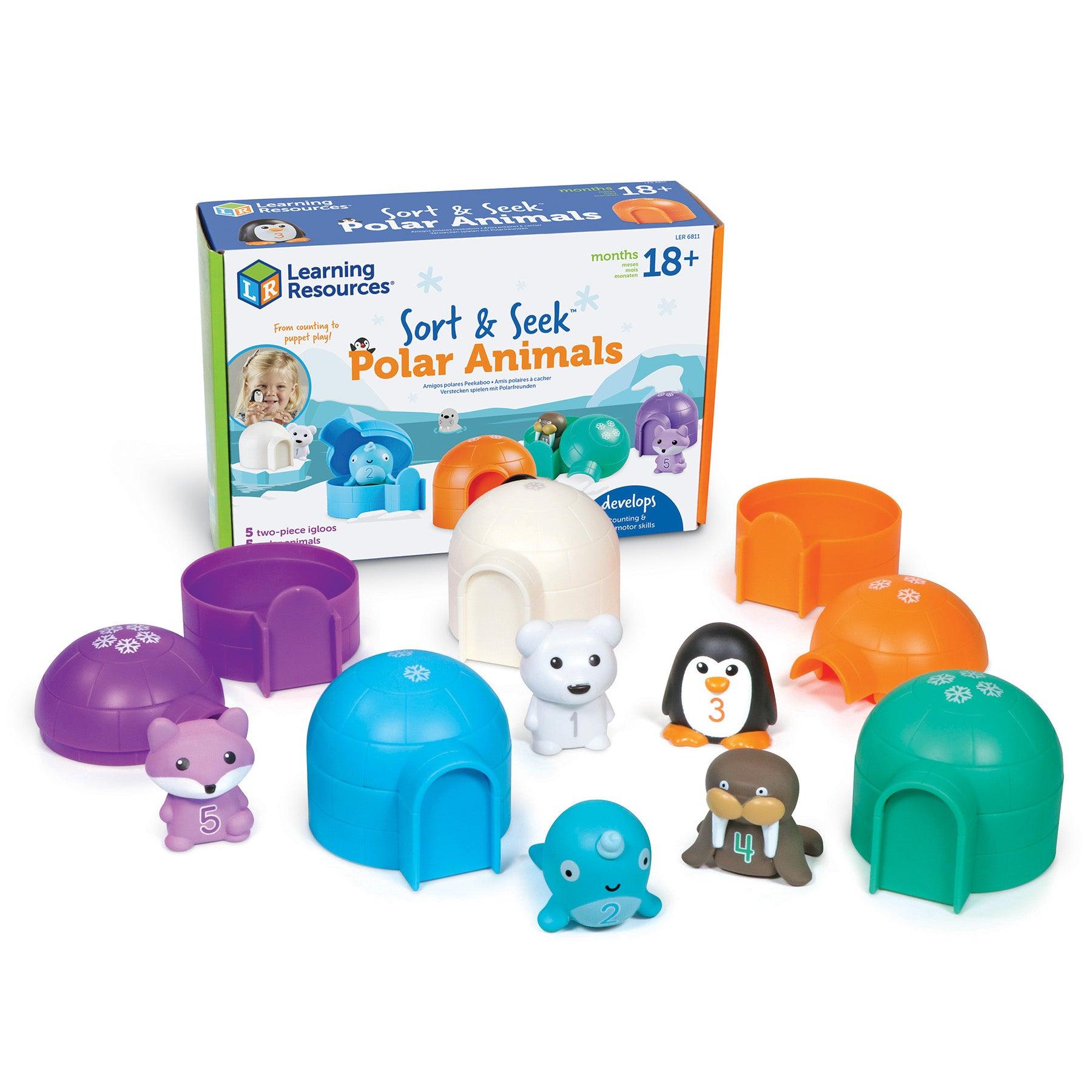 Sort & Seek Polar Animals - Loomini