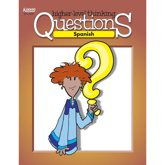 Spanish Higher-Level Thinking Questions Book, Grade K-12 - Loomini