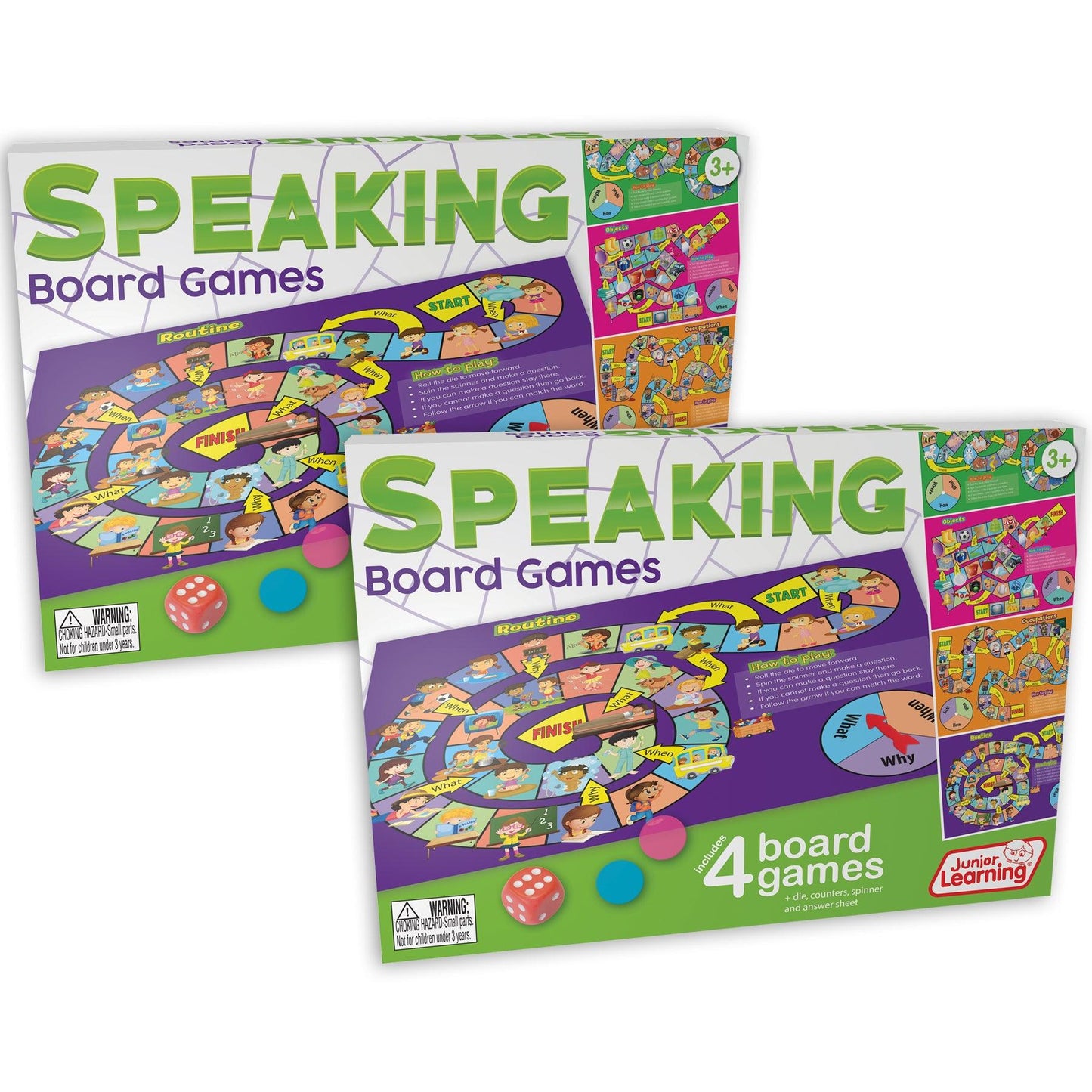 Speaking Board Games, Pack of 2 - Loomini