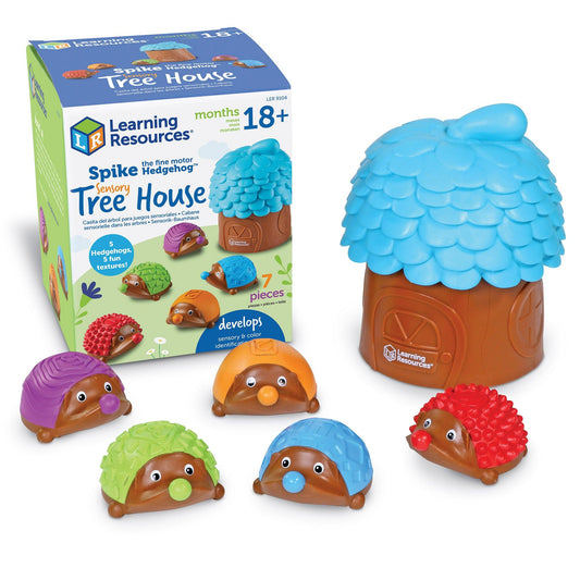 Spike the Fine Motor Hedgehog® Sensory Tree House - Loomini