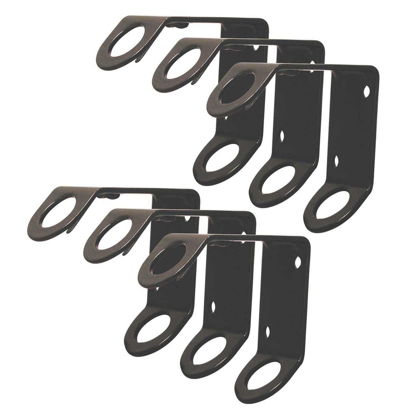 Stamped Steel Flag Bracket, Pack of 6 - Loomini